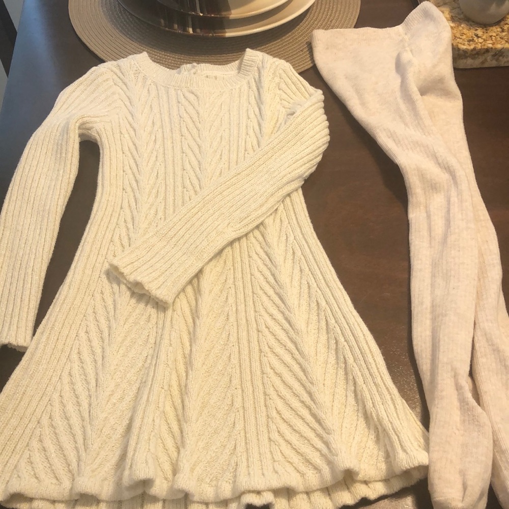 2 piece girls tunic with stockings